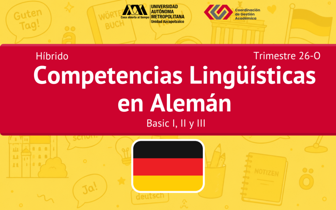 Competencias Lingüísticas en Alemán, LE – Trimestre 26-O