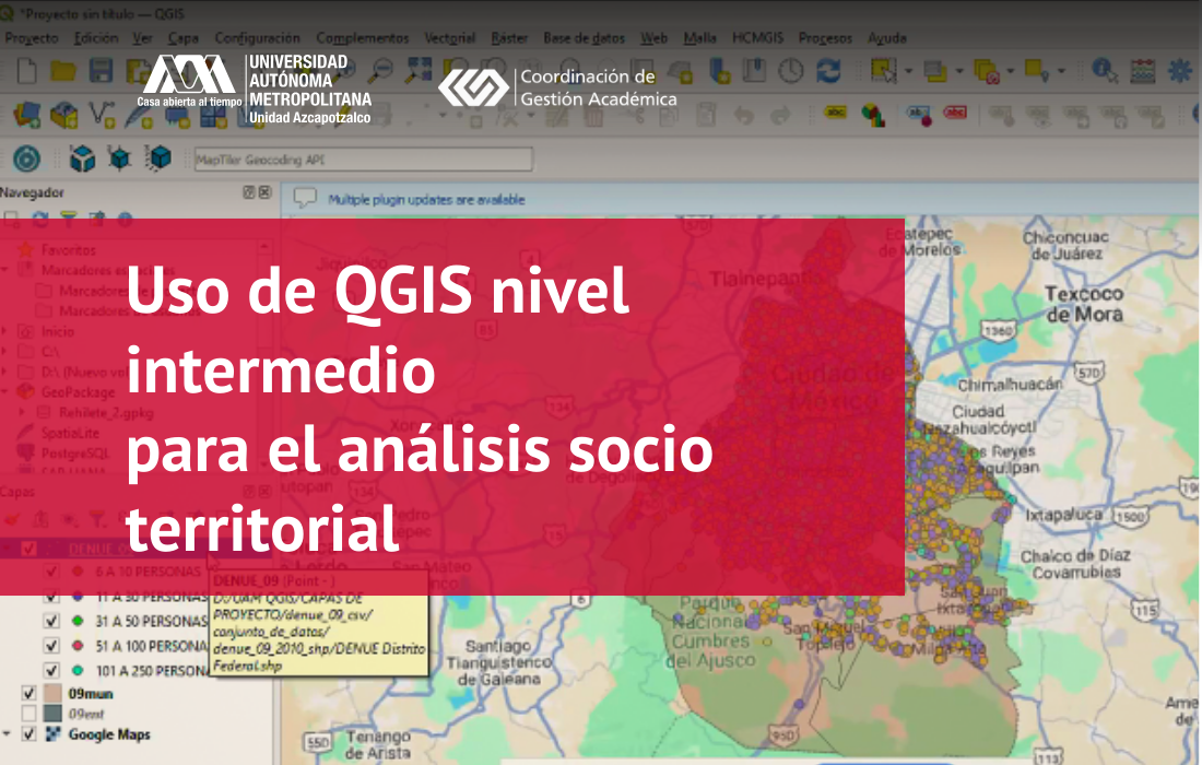 Curso Uso de QGIS Nivel Intermeio Para el Análisis Socio Territorial